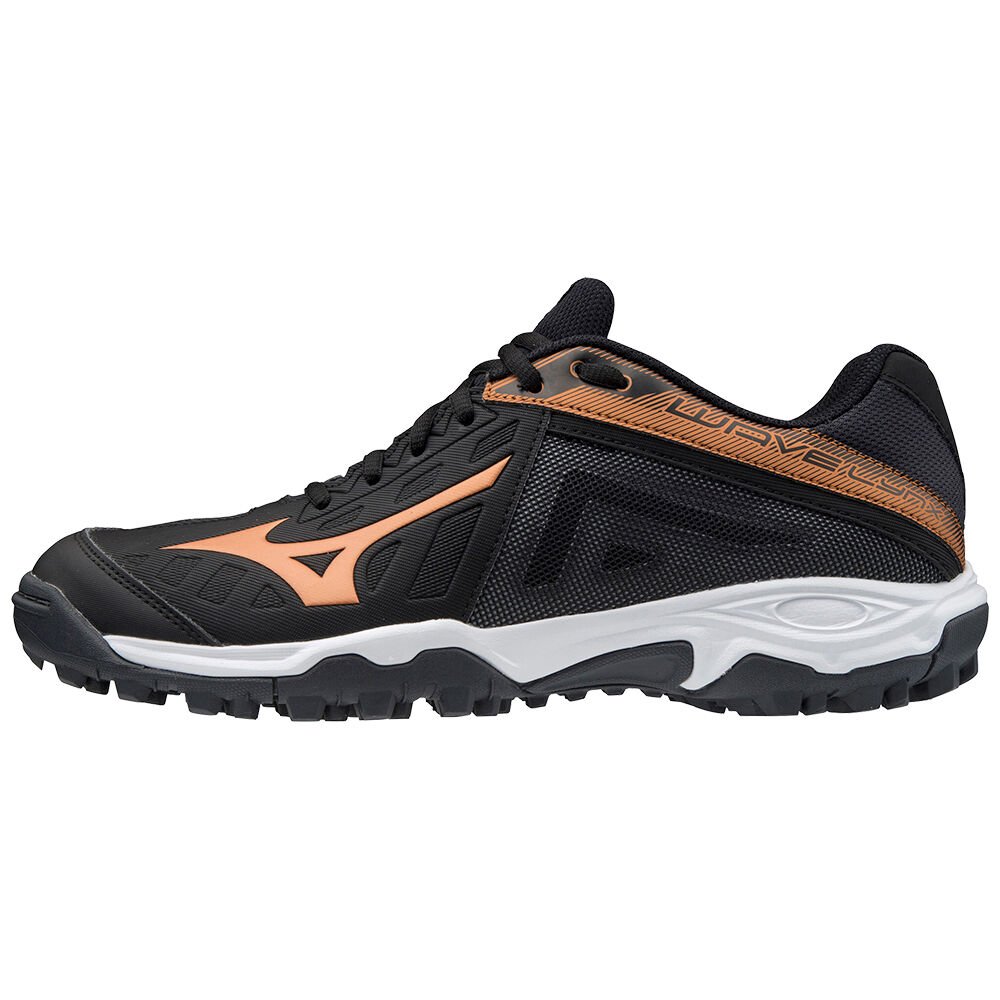 Zapatillas De Hockey Mizuno Wave Lynx Hombre Negras/Blancas Ofertas SBYX-76430